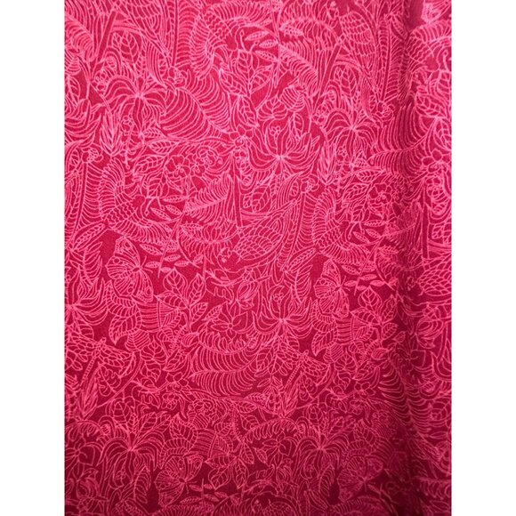 Greg Norman ML75 Womens Sleeveless 1/4 Zip Polo XXL Floral Print Moisture Wickin - Picture 2 of 6